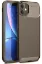 Newface iPhone 11 Kılıf Auto Focus Karbon Kapak - Kahverengi resmi