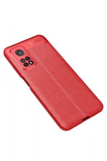 Newface Xiaomi Mi 10T Pro Kılıf Auto Focus Kapak - Kırmızı resmi