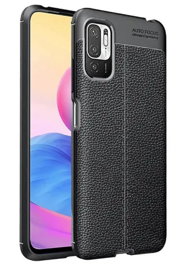 Newface Xiaomi Redmi Note 10 5G Kılıf Auto Focus Kapak - Siyah resmi