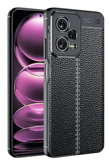 Newface Xiaomi Redmi Note 12 5G Kılıf Auto Focus Kapak - Siyah resmi