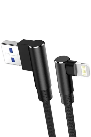 Newface USB to Lightning 3M 2.4A Kablo - Siyah resmi