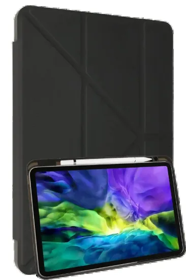 Newface Samsung Galaxy X910 Tab S9 Ultra 14.6 Kılıf Kalemlikli Mars Tablet Kılıfı - Koyu Gri resmi