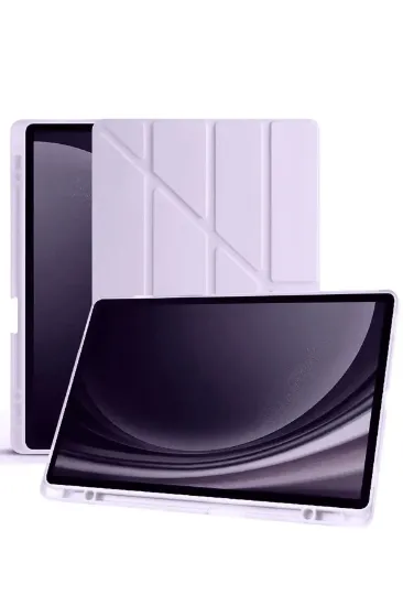 Newface Xiaomi Redmi Pad SE Kılıf Kalemlikli Mars Tablet Kılıfı - Açık Mor resmi