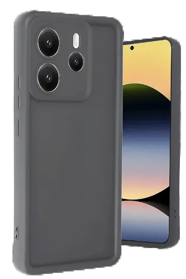 Newface Xiaomi Redmi Note 14 4G Kılıf Viera Silikon - Gri resmi