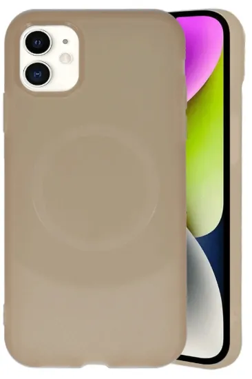 Newface iPhone 11 Kılıf Maya Karbon Kapak - Kahverengi resmi