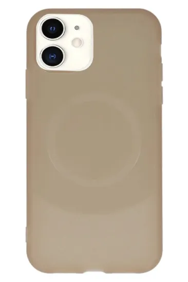 Newface iPhone 11 Kılıf Maya Karbon Kapak - Kahverengi resmi