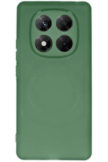 Newface Xiaomi Redmi Note 14 Pro 4G Kılıf Maya Karbon Kapak - Koyu Yeşil resmi