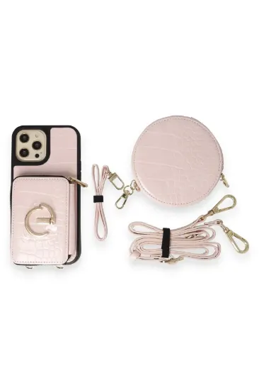 Joko iPhone 13 Pro Kılıf Ermes Kapak - Pembe resmi