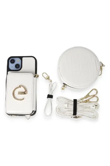Joko iPhone 14 Kılıf Ermes Kapak - Beyaz resmi
