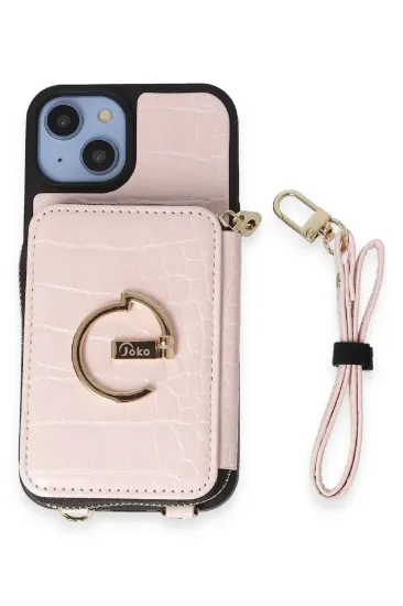 Joko iPhone 14 Kılıf Ermes Kapak - Pembe resmi
