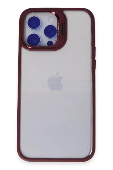 Joko iPhone 13 Pro Max Kılıf Roblox Lens Standlı Kapak - Bordo resmi