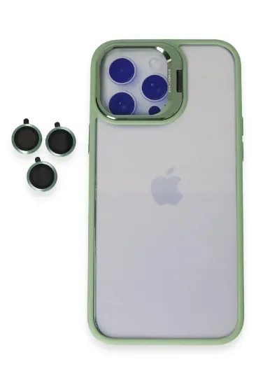 Joko iPhone 14 Pro Max Kılıf Roblox Lens Standlı Kapak - Yeşil resmi