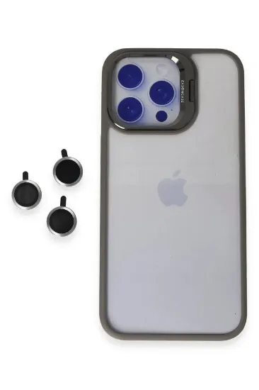 Joko iPhone 15 Pro Max Kılıf Roblox Lens Standlı Kapak - Titan Gri resmi