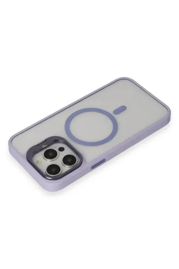 Joko iPhone 14 Pro Kılıf Roblox Lens Magsafe Standlı Kapak - Lila resmi