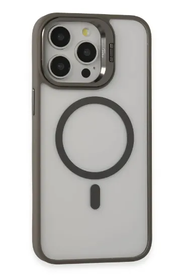 Joko iPhone 14 Pro Kılıf Roblox Lens Magsafe Standlı Kapak - Titan Gri resmi