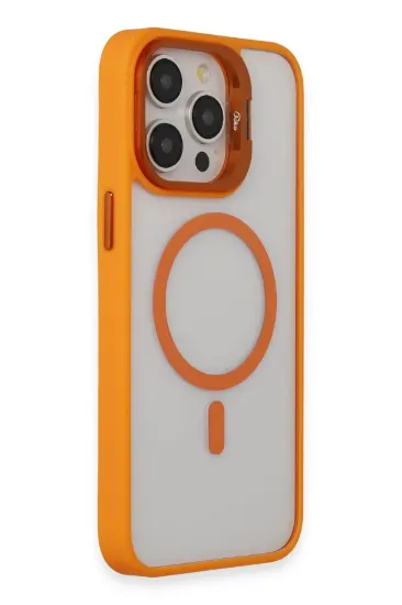 Joko iPhone 15 Pro Kılıf Roblox Lens Magsafe Standlı Kapak - Turuncu resmi