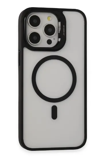 Joko iPhone 15 Pro Max Kılıf Roblox Lens Magsafe Standlı Kapak - Siyah resmi