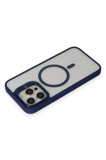 Joko iPhone 15 Pro Max Kılıf Roblox Lens Magsafe Standlı Kapak - Lacivert resmi