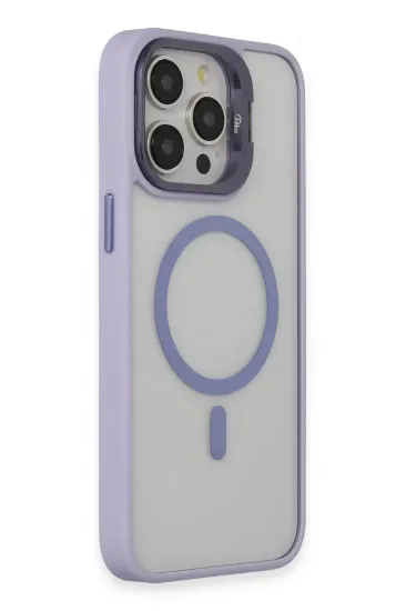Joko iPhone 15 Pro Max Kılıf Roblox Lens Magsafe Standlı Kapak - Lila resmi