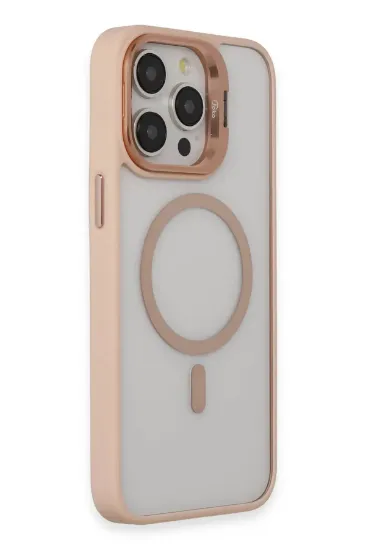 Joko iPhone 15 Pro Max Kılıf Roblox Lens Magsafe Standlı Kapak - Pudra resmi