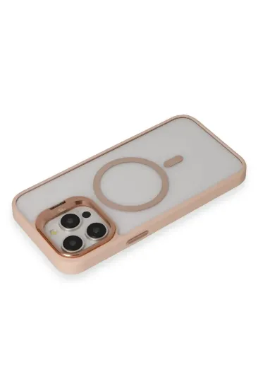 Joko iPhone 15 Pro Max Kılıf Roblox Lens Magsafe Standlı Kapak - Pudra resmi