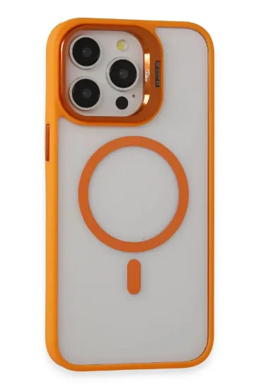 Joko iPhone 15 Pro Max Kılıf Roblox Lens Magsafe Standlı Kapak - Turuncu resmi