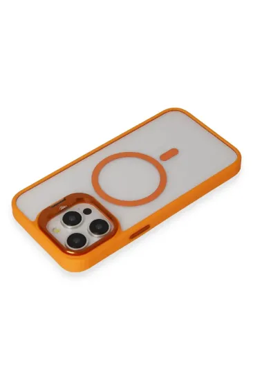 Joko iPhone 15 Pro Max Kılıf Roblox Lens Magsafe Standlı Kapak - Turuncu resmi