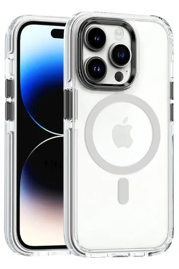 Joko iPhone 14 Pro Max Bella Magsafe Kapak - Gri resmi