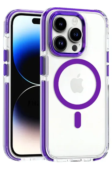 Joko iPhone 15 Pro Max Bella Magsafe Kapak - Derin Mor resmi
