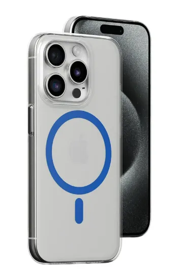 Joko iPhone 13 Pro Max Kılıf Bubble Magsafe Kapak - Mavi resmi