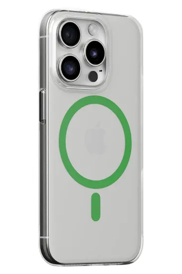 Joko iPhone 13 Pro Max Kılıf Bubble Magsafe Kapak - Yeşil resmi