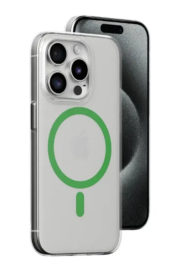 Joko iPhone 14 Pro Kılıf Bubble Magsafe Kapak - Yeşil resmi