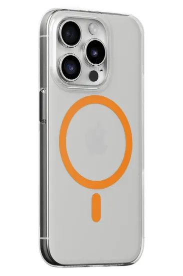 Joko iPhone 14 Pro Max Kılıf Bubble Magsafe Kapak - Turuncu resmi