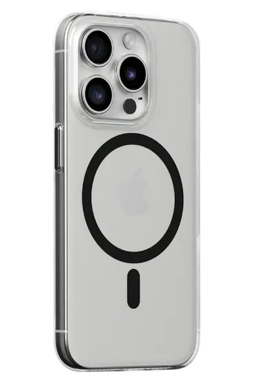 Joko iPhone 15 Pro Kılıf Bubble Magsafe Kapak - Siyah resmi