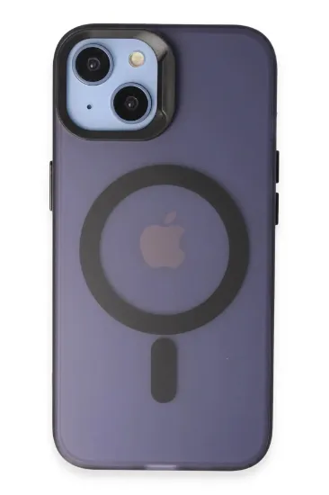 Joko iPhone 15 Kılıf Mateks Magsafe Kapak - Derin Mor resmi