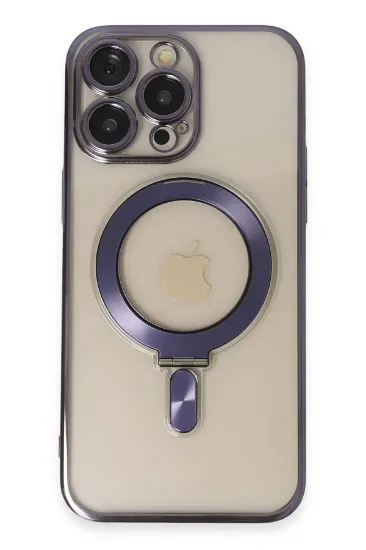 Joko iPhone 14 Pro Max Era Magsafe Standlı Kapak - Derin Mor resmi