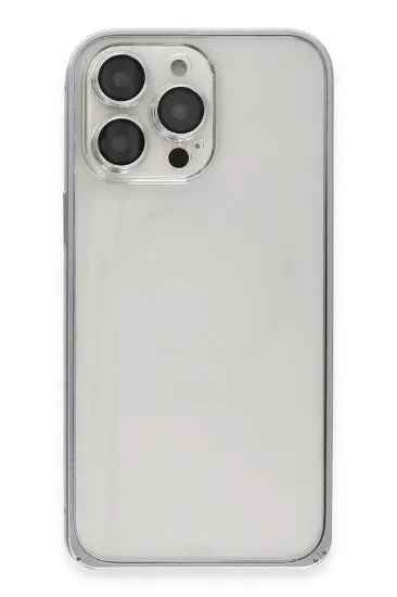 Joko iPhone 15 Pro Metal Bumper Mat Kapak - Gri resmi