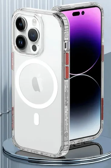 Joko iPhone 15 Pro Max Ramos Magsafe Kapak - Şeffaf resmi