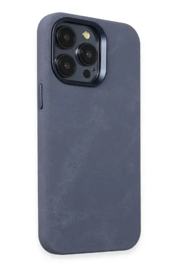Joko iPhone 14 Pro Kılıf Velvet Magsafe Kapak - Lacivert resmi