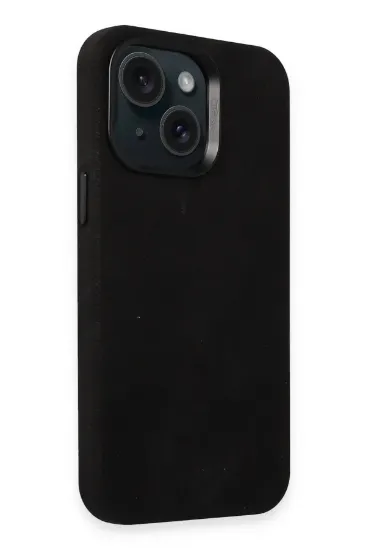 Joko iPhone 15 Kılıf Velvet Magsafe Kapak - Siyah resmi
