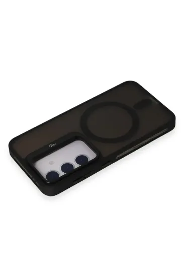 Joko Samsung Galaxy S24 Flet Lens Magsafe Kapak - Siyah resmi