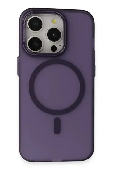 Joko iPhone 14 Pro Max Frost Standlı Magsafe Kapak - Derin Mor resmi
