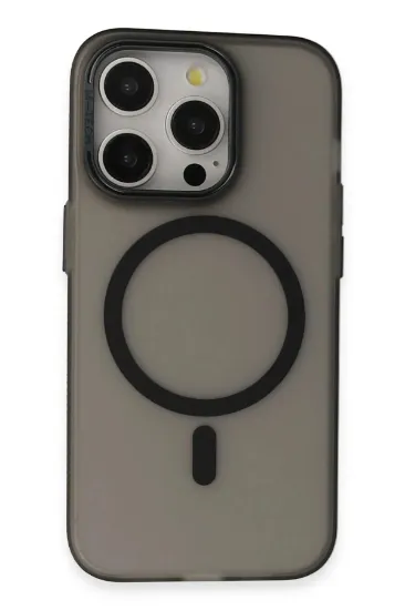 Joko iPhone 15 Pro Frost Standlı Magsafe Kapak - Siyah resmi