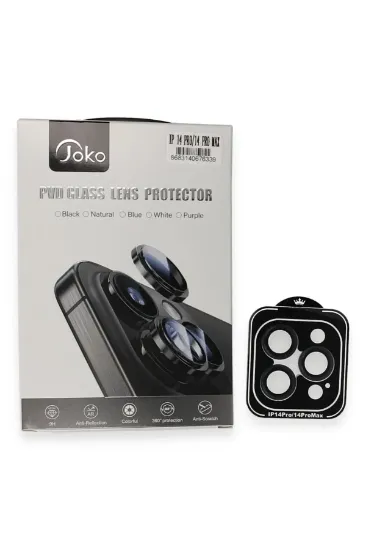 Joko iPhone 14 Pro Max PVD Metal Kamera Lens - Derin Mor resmi