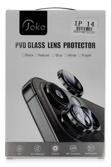 Joko iPhone 14 Pro Max PVD Metal Kamera Lens - Turuncu resmi