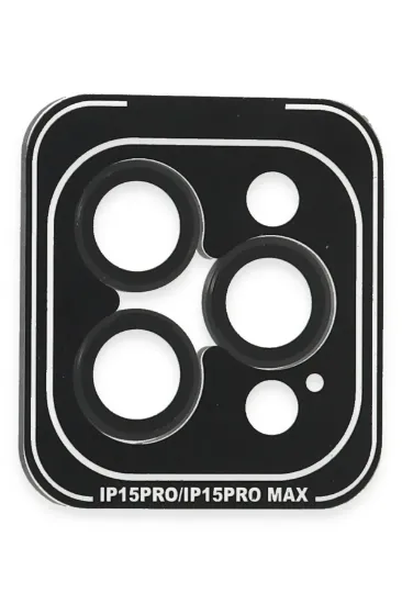 Joko iPhone 15 Pro Max PVD Metal Kamera Lens - Siyah resmi