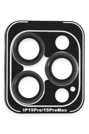 Joko iPhone 15 Pro Max PVD Metal Kamera Lens - Lacivert resmi