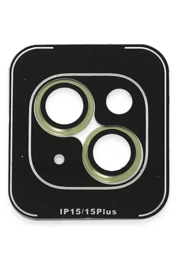 Joko iPhone 15 PVD Metal Kamera Lens - Sarı resmi