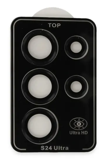 Joko Samsung Galaxy S24 Ultra PVD Metal Kamera Lens - Siyah resmi