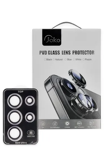 Joko Samsung Galaxy S24 Ultra PVD Metal Kamera Lens - Pembe resmi